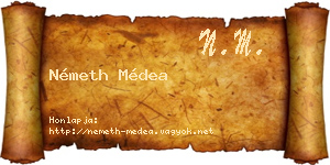 Németh Médea névjegykártya