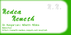 medea nemeth business card
